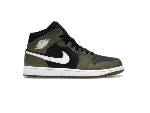 Mid 1s Olive/Black